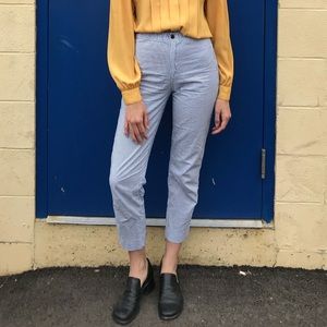 Brandy Melville blue and white Tilden pants